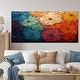 preview thumbnail 8 of 9, Designart "Mid Century Sunburst Serenade III" Mid-century Canvas Art Print