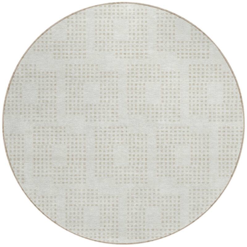 HomeRoots Geometric Transitional Rectangle Outdoor Rug
