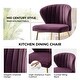 preview thumbnail 43 of 88, Barbara Contemporary Upholstered Side Chair with Small Base Set of 2 by HULALA HOME