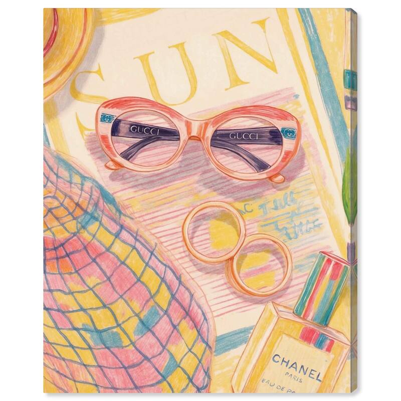Summer glam Canvas by Art Remedy, Gallery Wrapped - 24" x 30"