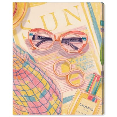 Summer glam Canvas by Art Remedy, Gallery Wrapped