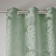 preview thumbnail 4 of 32, Madison Park Leilani Palm Leaf Burnout Window Curtain Sheer