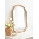 preview thumbnail 6 of 7, Kate and Laurel Carlow Wood Arched Mirror - 23x32