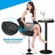 preview thumbnail 7 of 8, Costway 1PC Accent Chair Adjustable Modern Swivel Round Tufted Back