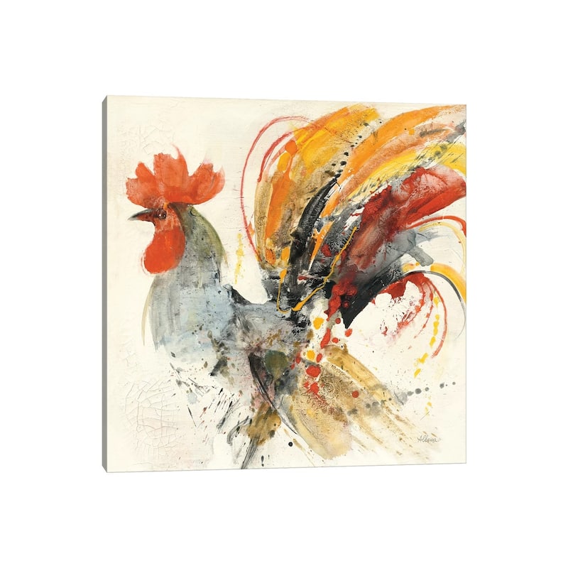 iCanvas "Festive Rooster II" by Albena Hristova Canvas Print