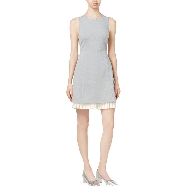 Maison Jules Womens Pleated Sheath Dress - Bed Bath & Beyond - 41856696