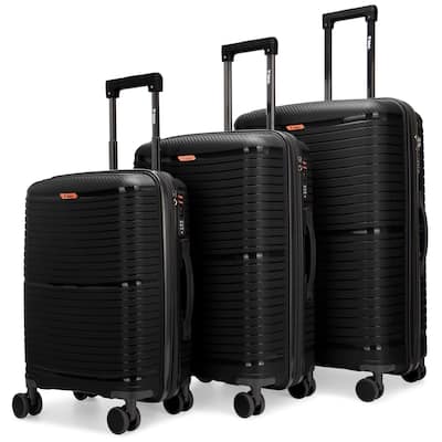 Bobcat Trencher 3-Piece Expandable Hardside Spinner Luggage Set