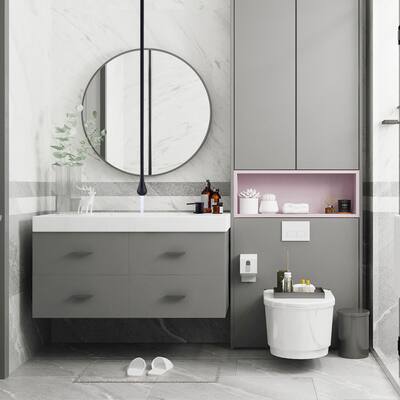 63'' H Ceiling Mounted Bathroom Sink Faucets, Water Drop Basin Tap, Single Handle Faucet for Sink
