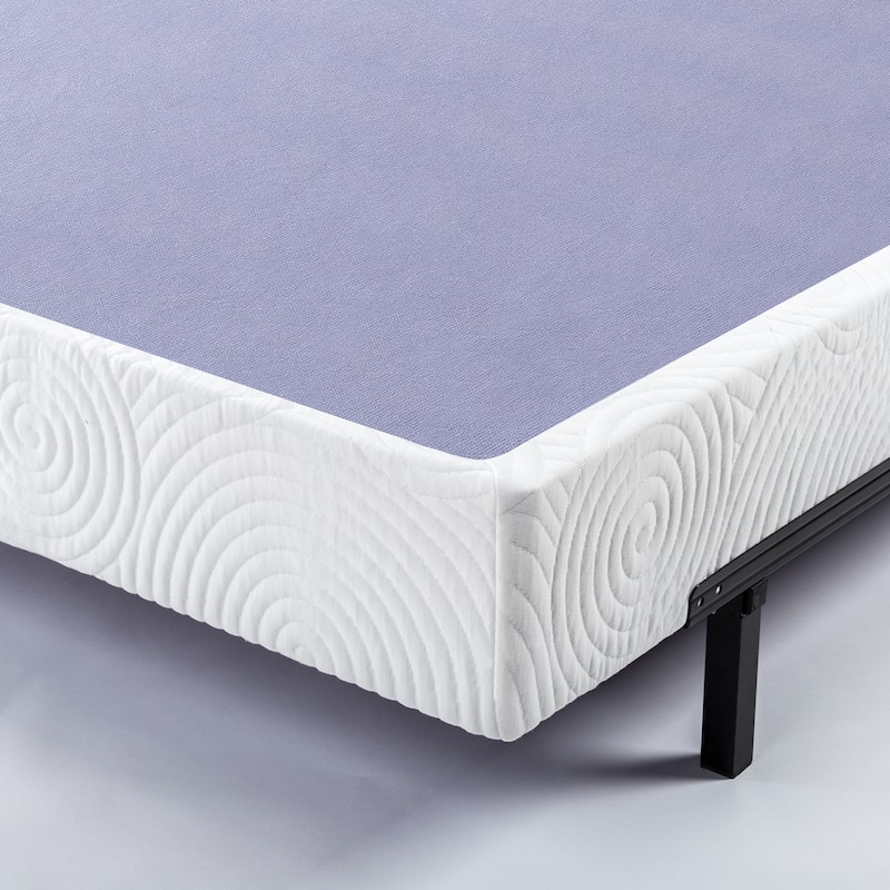Priage by ZINUS 7.5-inch Metal Box Spring with Wood Slats - Twin