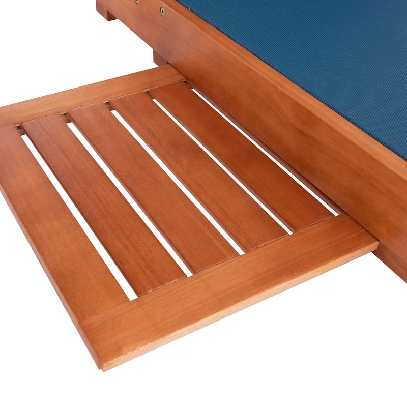 SAFAVIEH Outdoor Liubomira Sunlounger - 25Wx81Dx39H