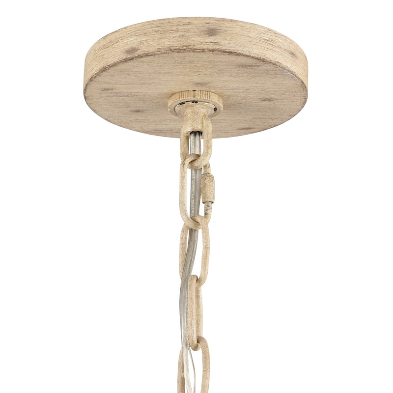 Elk Home Ellisville Antique Cream Finish 4 Light Chandelier