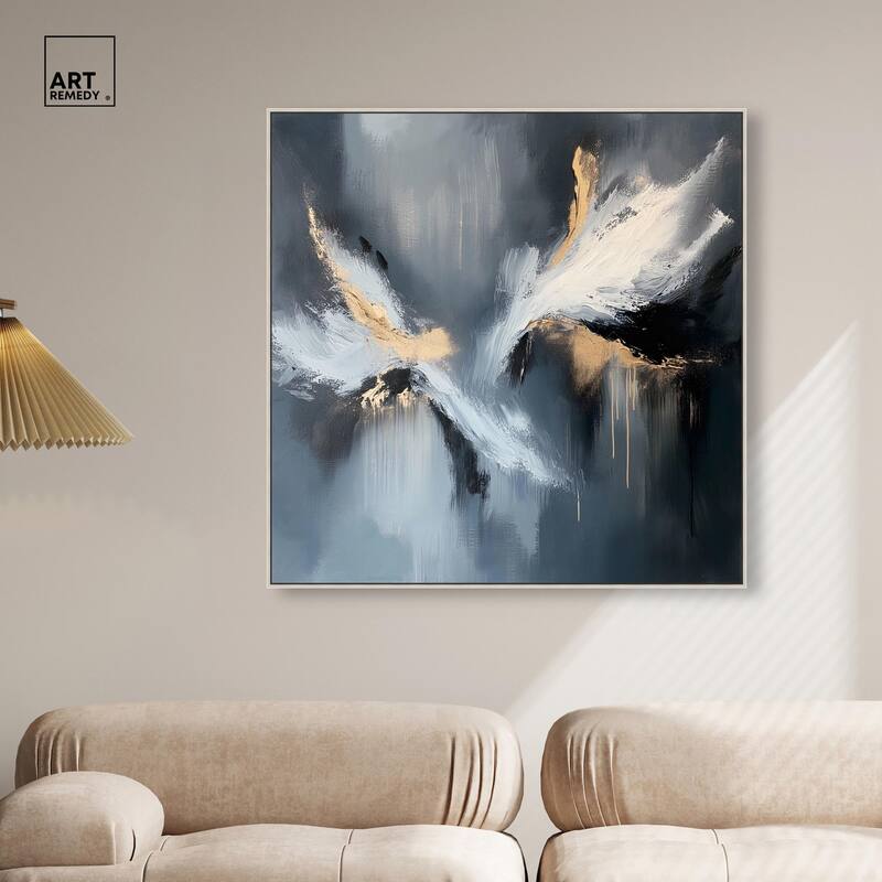 Wings of Gold Canvas by Art Remedy