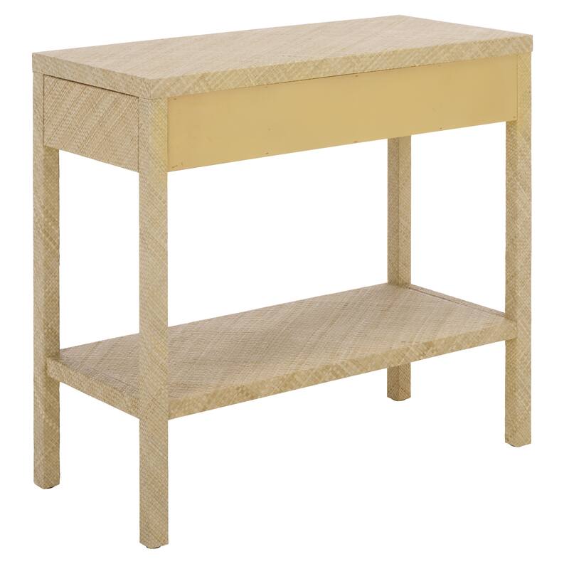 SAFAVIEH Francisca 2-Drawer 1-Shelf Console Table - 31" W x 14" L x 30" H - 31"W x 14"D x 30"H