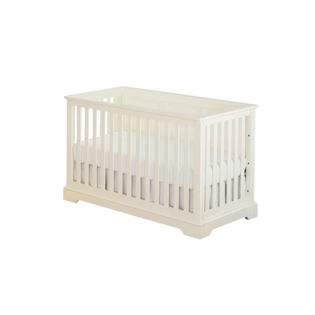 Hanley 56" Wide Island Crib, Chalk
