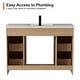 preview thumbnail 92 of 112, 36"/48"/60"/72" Bathroom Vanity Set with Sink & Faucet