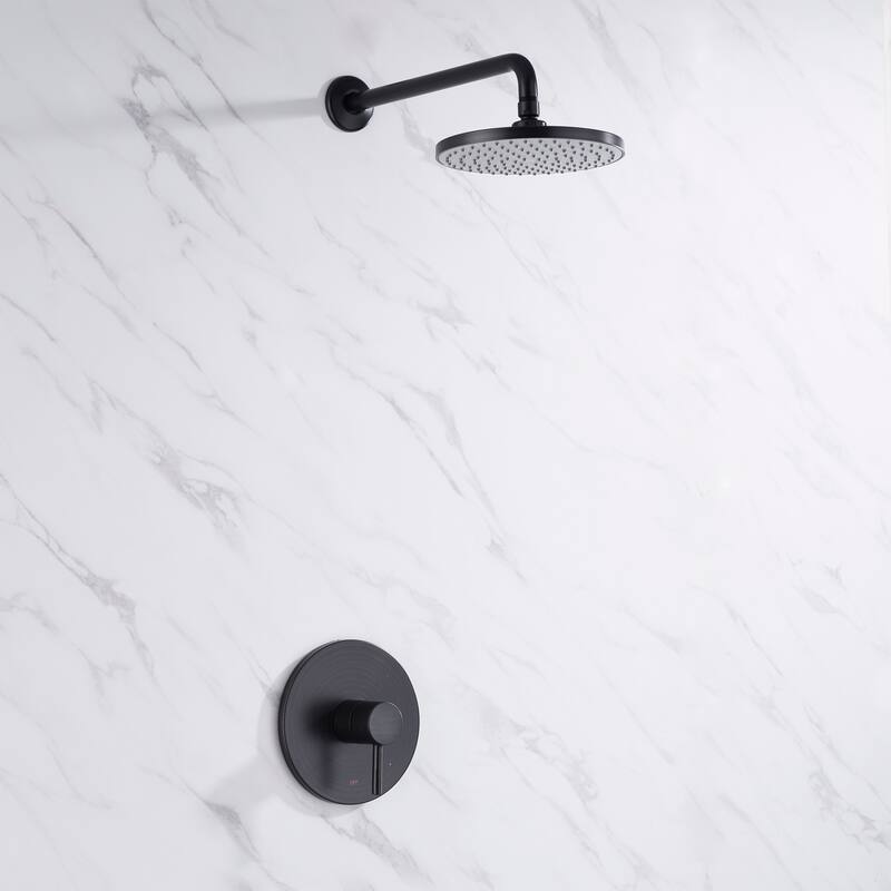 Luxier SS-B01 Single-Handle 1-Spray Shower Faucet with Valve