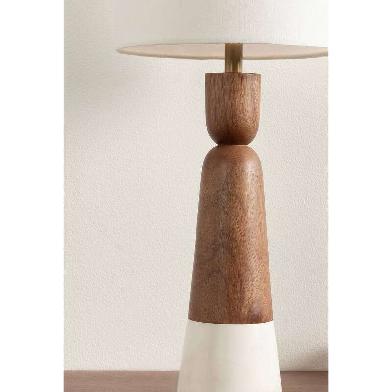 Kate and Laurel Deori Table Lamp - 8x8x20