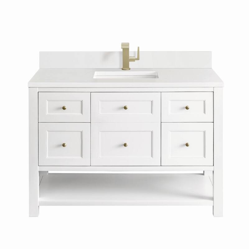 James Martin Vanities 330-V48-1WZ Breckenridge 48" Free Standing - Bright White - Painted