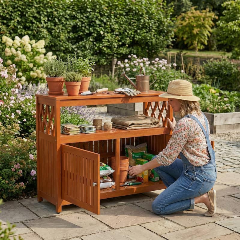 DTY Outdoor Living Longs Peak Eucalyptus Sideboard