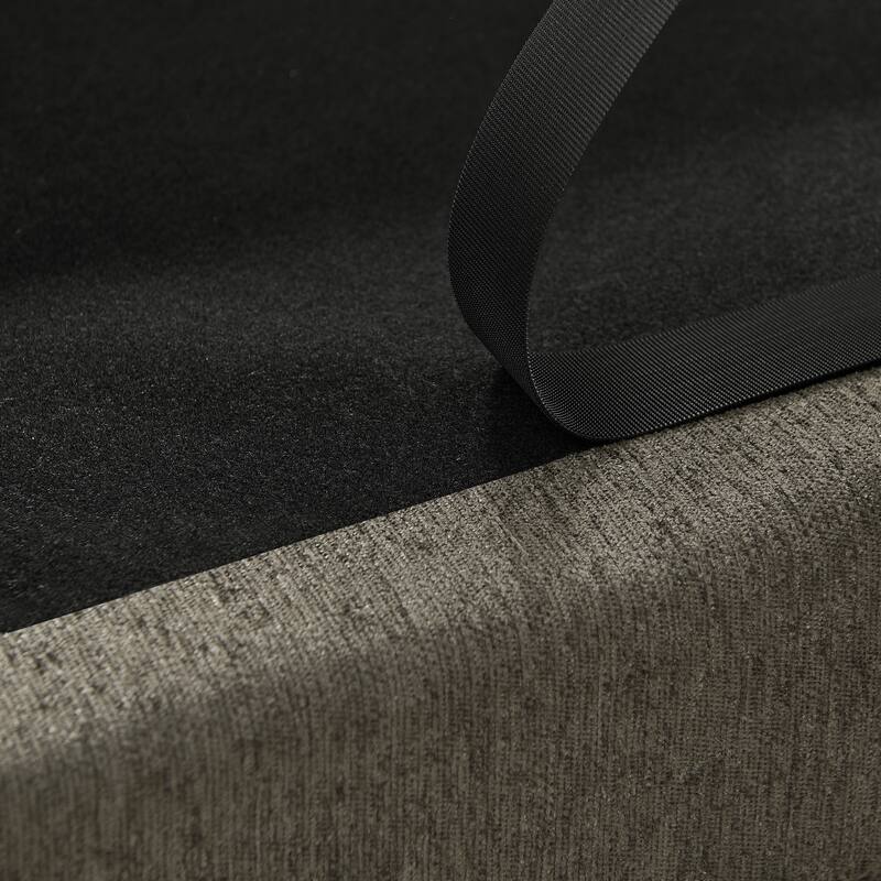 Oversized Pet Sofa, Elegant Modern Linen Fabric Elevated Dog Sofa Bed, Oversized Rectangular Pet Bed with Backrest & Armrest