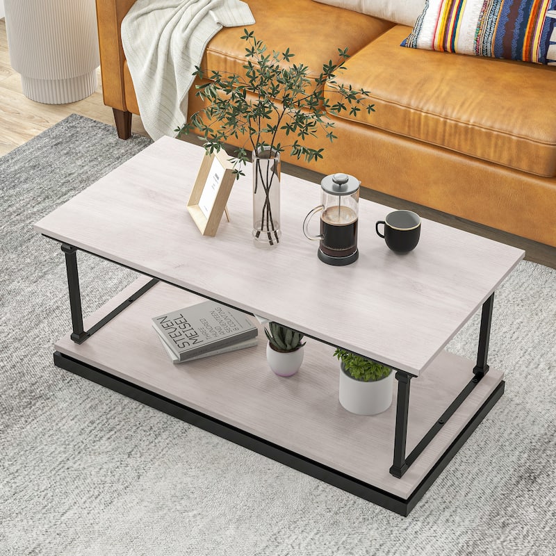 Marcin Transitional 47-inch 1-Shelf Coffee Table by Furniture of America
