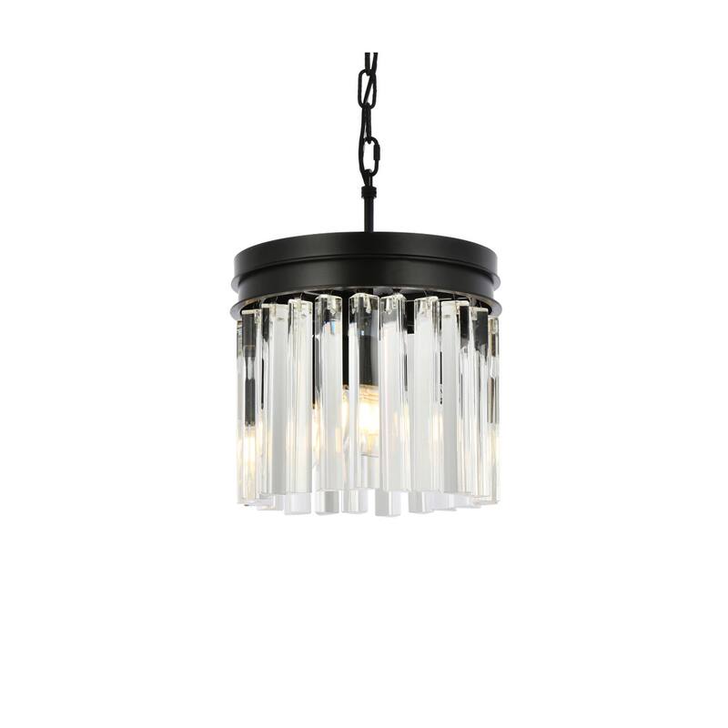 Royce Edge 3-Light Matte Black Pendant