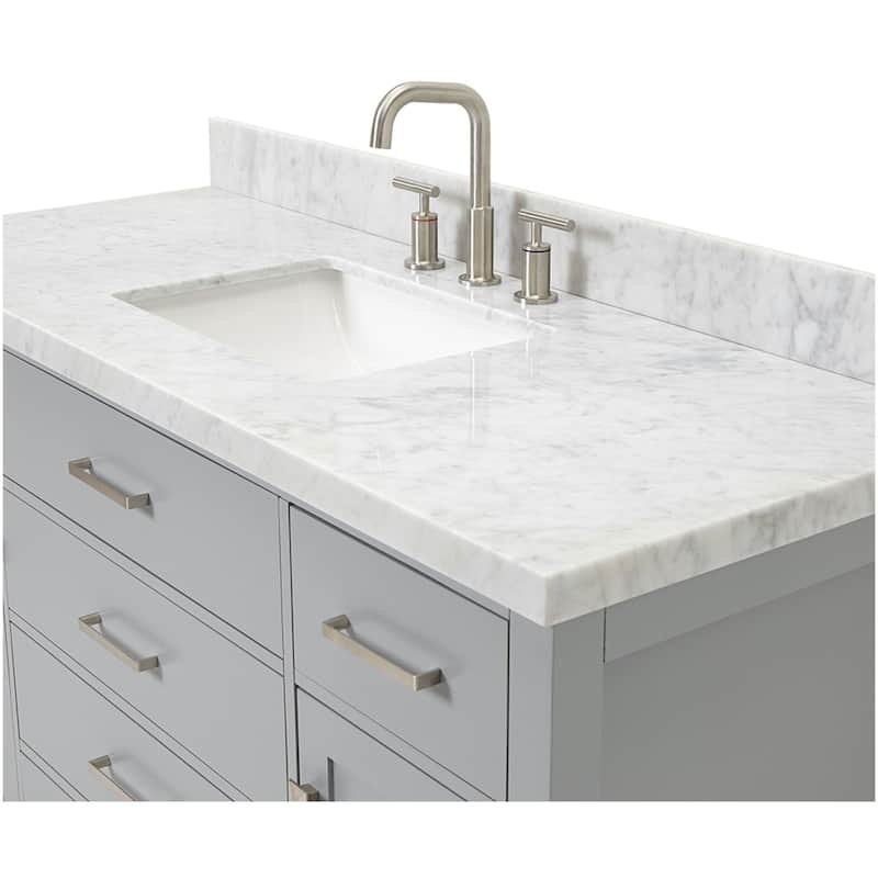Ariel H055SCWRVO Bristol 55" Free Standing Single Rectangular Basin