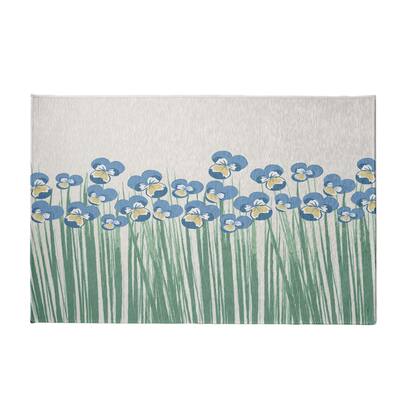 Field of Pansies Rug