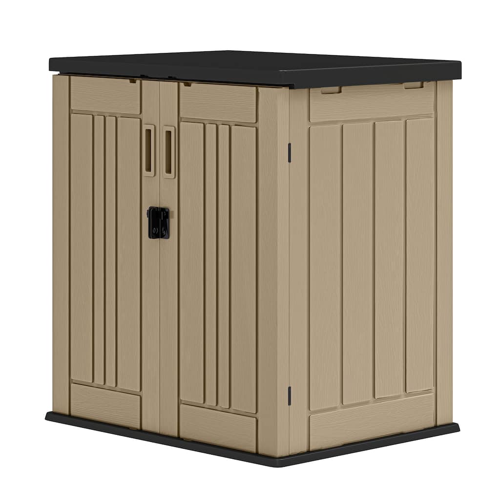 Outdoor Storage Cabinet with 2 Shelves