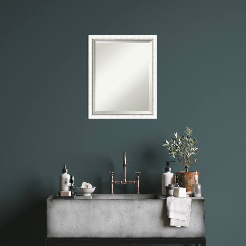 Morgan Beveled Wood Framed Wall Mirror