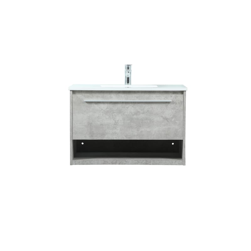 Brush 24 - 30 Inch Single Bathroom Vanity