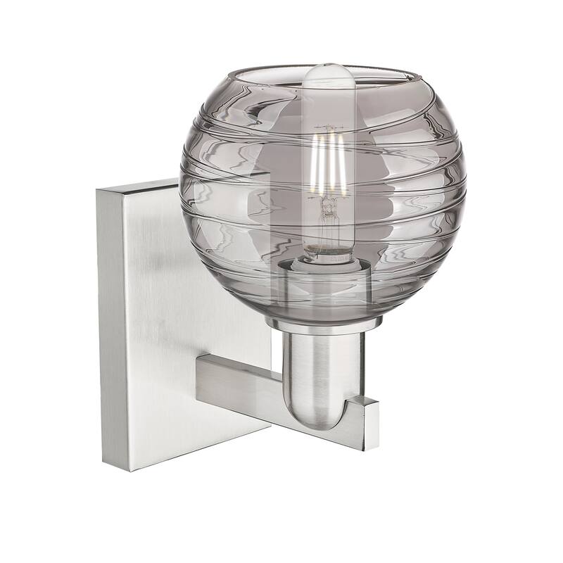 Innovations Lighting Downtown Urban - Athens Deco Swirl - 1 Light 6" Wall-mounted Sconce