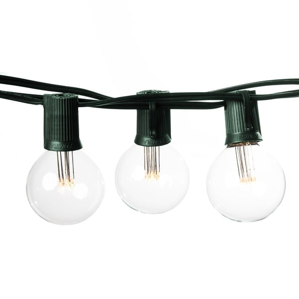 Hometown Evolution Inc G40led25 25 Foot Led Party String Light Hometown Evolution Inc G40led25 25 Foot Led Party String Light Set With Clear G40 Globe Bulbs 12 Socket Ing Free Shipping Today