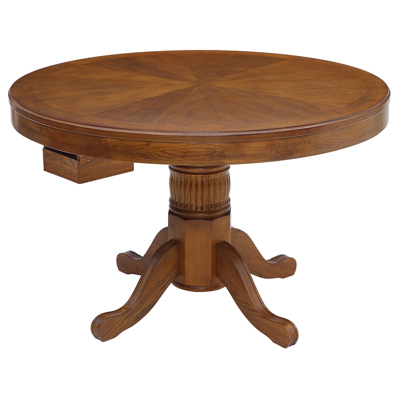 Mitchell 5-piece Amber Dining and Game Table Set