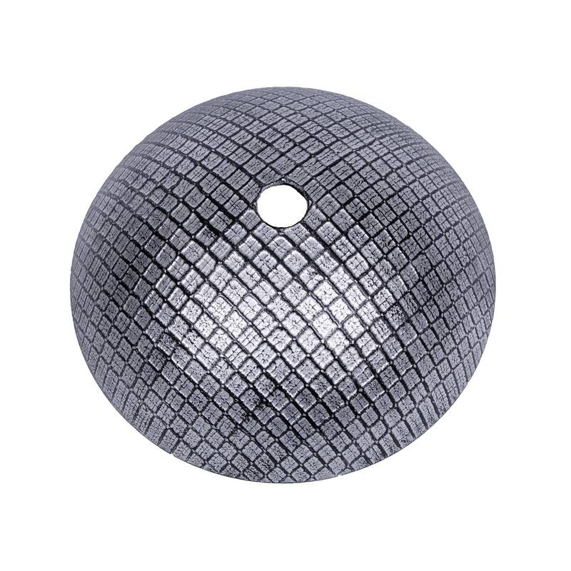 Eden Bath Silver Squares Glass Vessel Sink