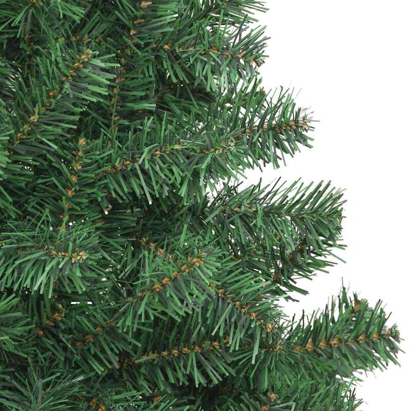 vidaXL Christmas Tree with 300 LEDs with Stand Green 70.9" PVC