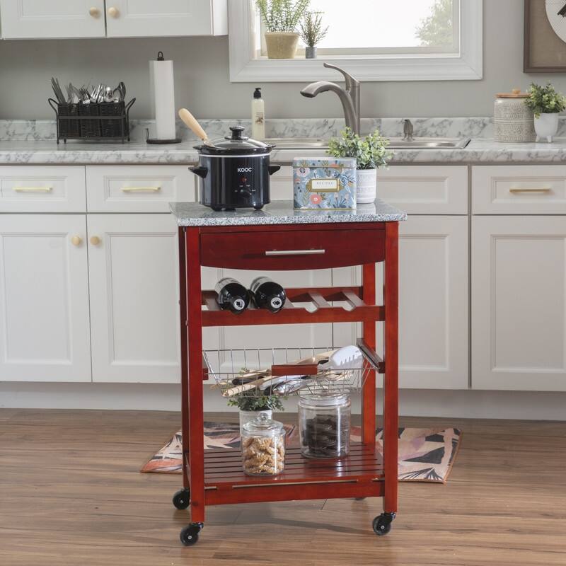 Jake Compact Mobile Rolling Kitchen Cart