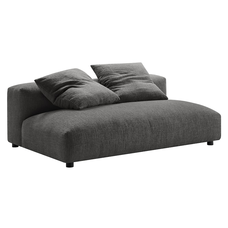 Solace 4-Piece Modular Upholstered Fabric Sectional Sofa