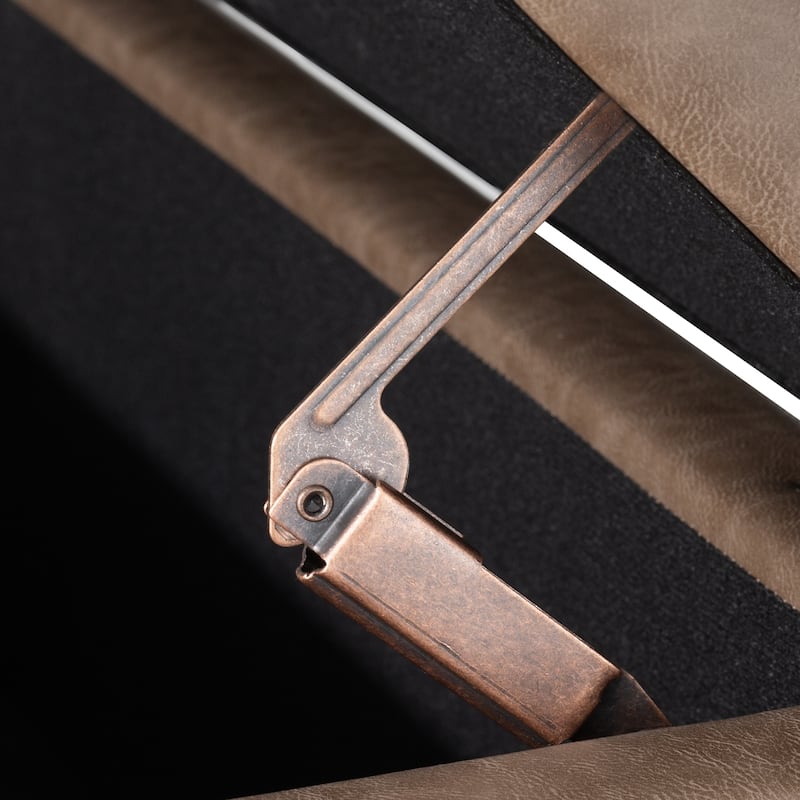 Adeco 42" Faux Leather Storage Ottoman Bench for Bedroom & Entryway - 42.1"X14.7"X15.4"