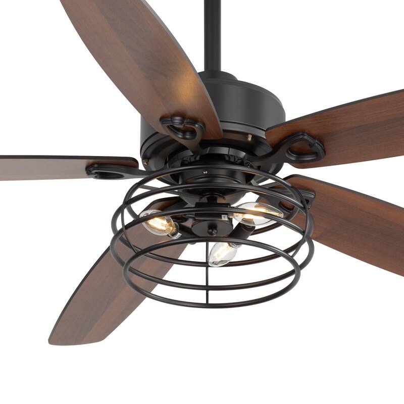 Modern Ceiling Fan with LED Light & Remote Control