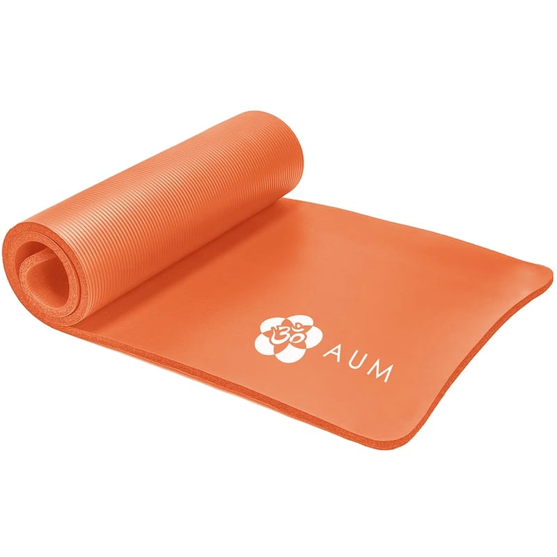 AUM High Density HD Foam Tech Yoga Exercise Mat - 72" x 24" x 1/2"