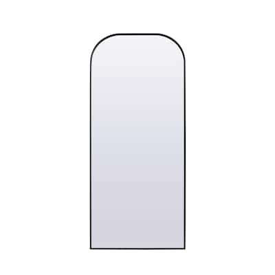 Indigo Home Metal Frame Arch Full Length Mirror 32x76 Inch