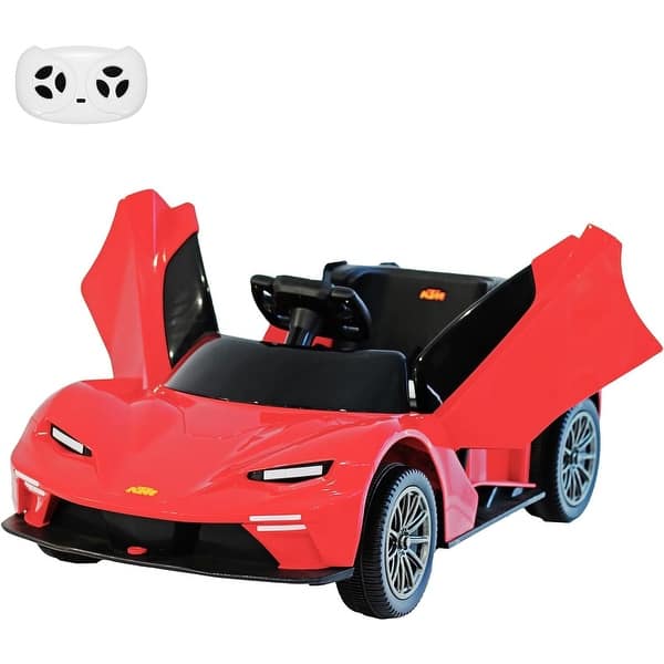 slide 2 of 21, 12V Ride On Car for Kids Red