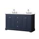 Option Dark Blue / White Quartz Top / Polished Chrome