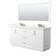 Option White, Bronze Trim, Giotto Quartz Top
