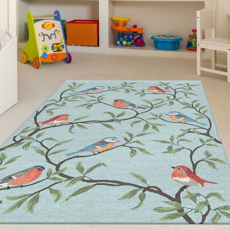 Liora Manne Ravella Birds On Branches Indoor/Outdoor Rug