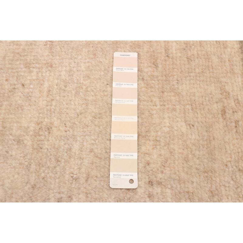 ECARPETGALLERY Hand-knotted Tangier Beige Wool Rug - 5'2 x 8'0