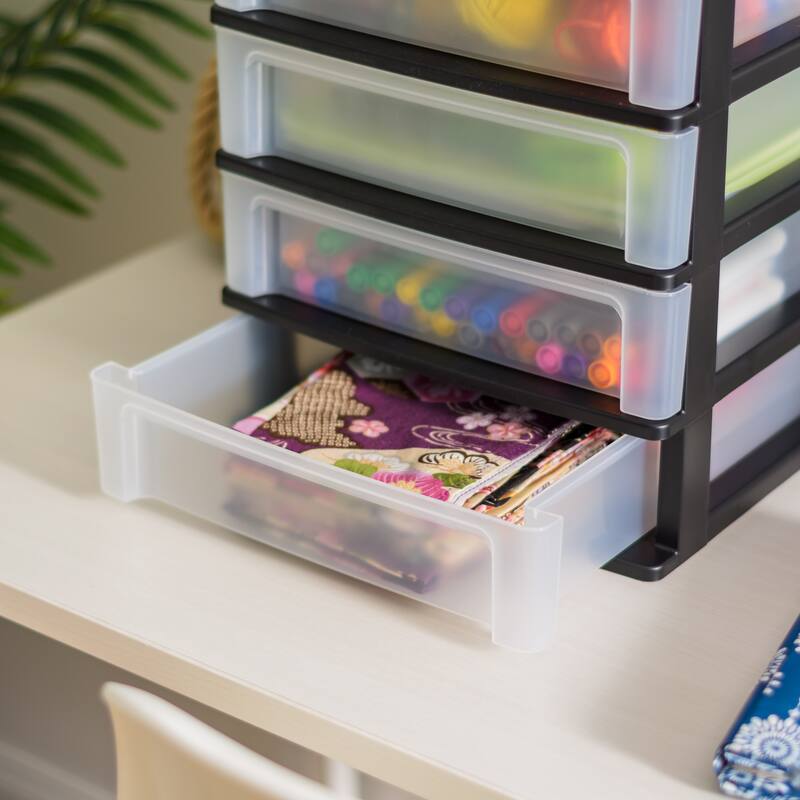 IRIS USA® Desk Top Unit 4.6 Qt - Black