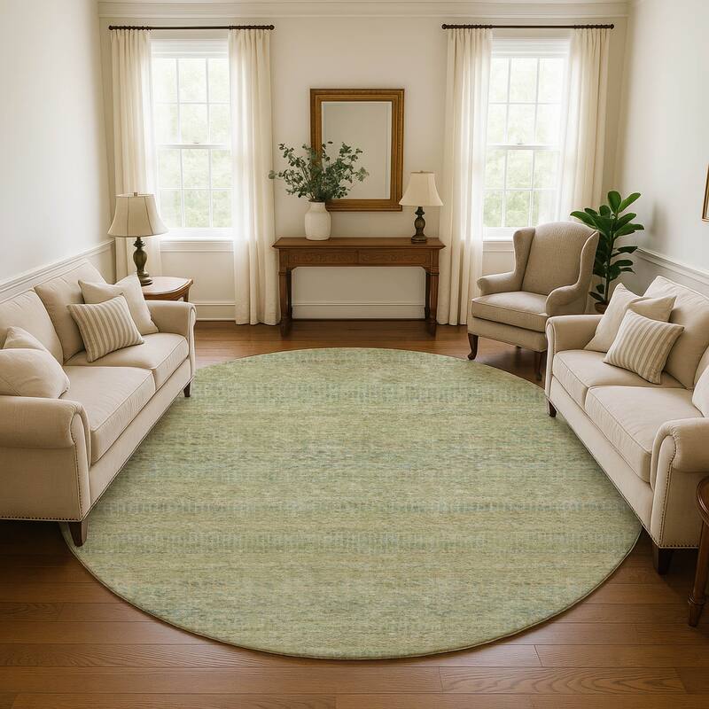 Premium Washable Super Soft Global Ombre Mayfield Rug - Wheat - 8' x 8'