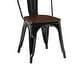 preview thumbnail 110 of 116, Industrial Metal 18 Inch Stackable Dining Chair Set